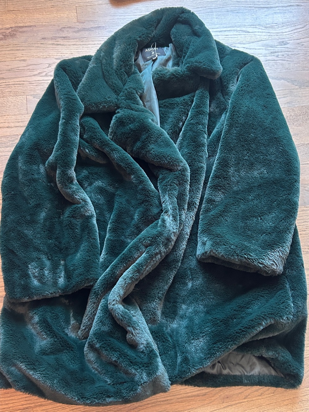 Ashley 26 Faux Fur Soft Fuzzy Jacket soft cozy winter fall open